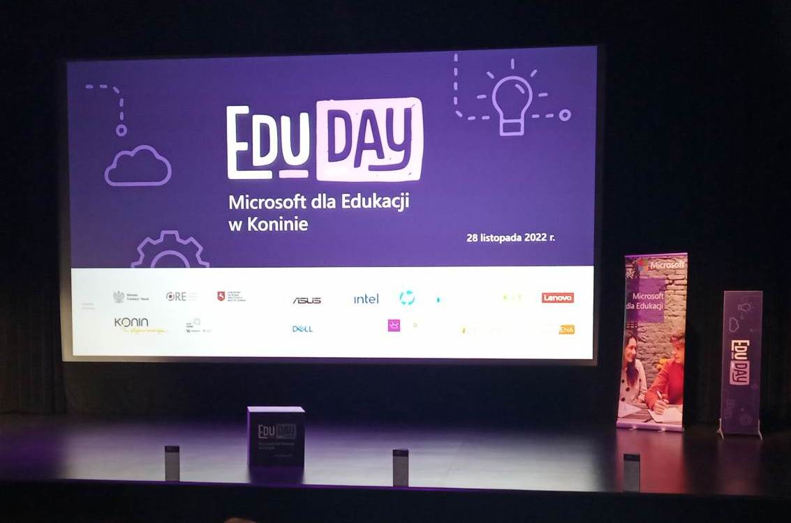 Baner reklamujący wydarzenie EduDay w Koninie
